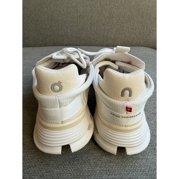 On Running Cloudnova 2 All White Lightweight Running Shoes Womens 7 - Picture 7 of 12